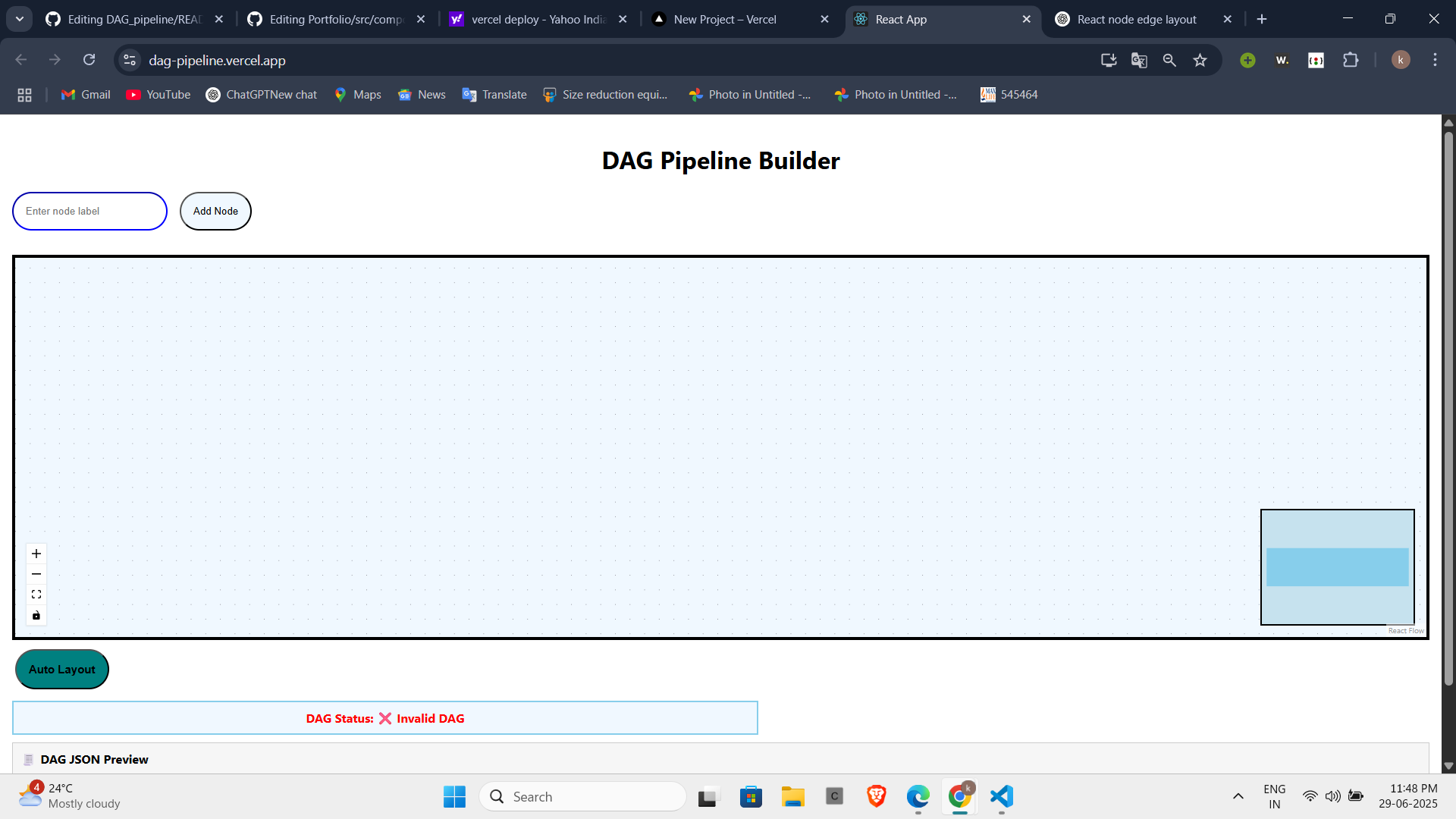 DAG pipeline